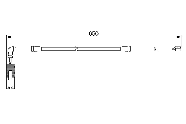 Senzor De Avertizare,uzura Placute De Frana Bosch Bmw 1 987 474 960