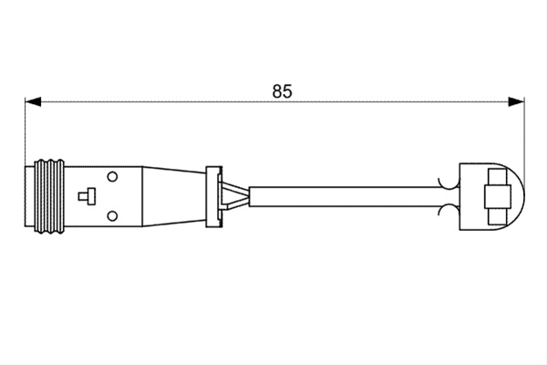 Senzor De Avertizare,uzura Placute De Frana Bosch Vw 1 987 473 038