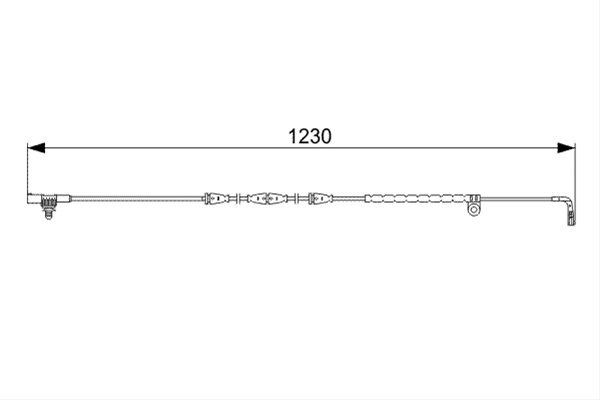 Senzor De Avertizare,uzura Placute De Frana Bosch Land Rover 1 987 473 022