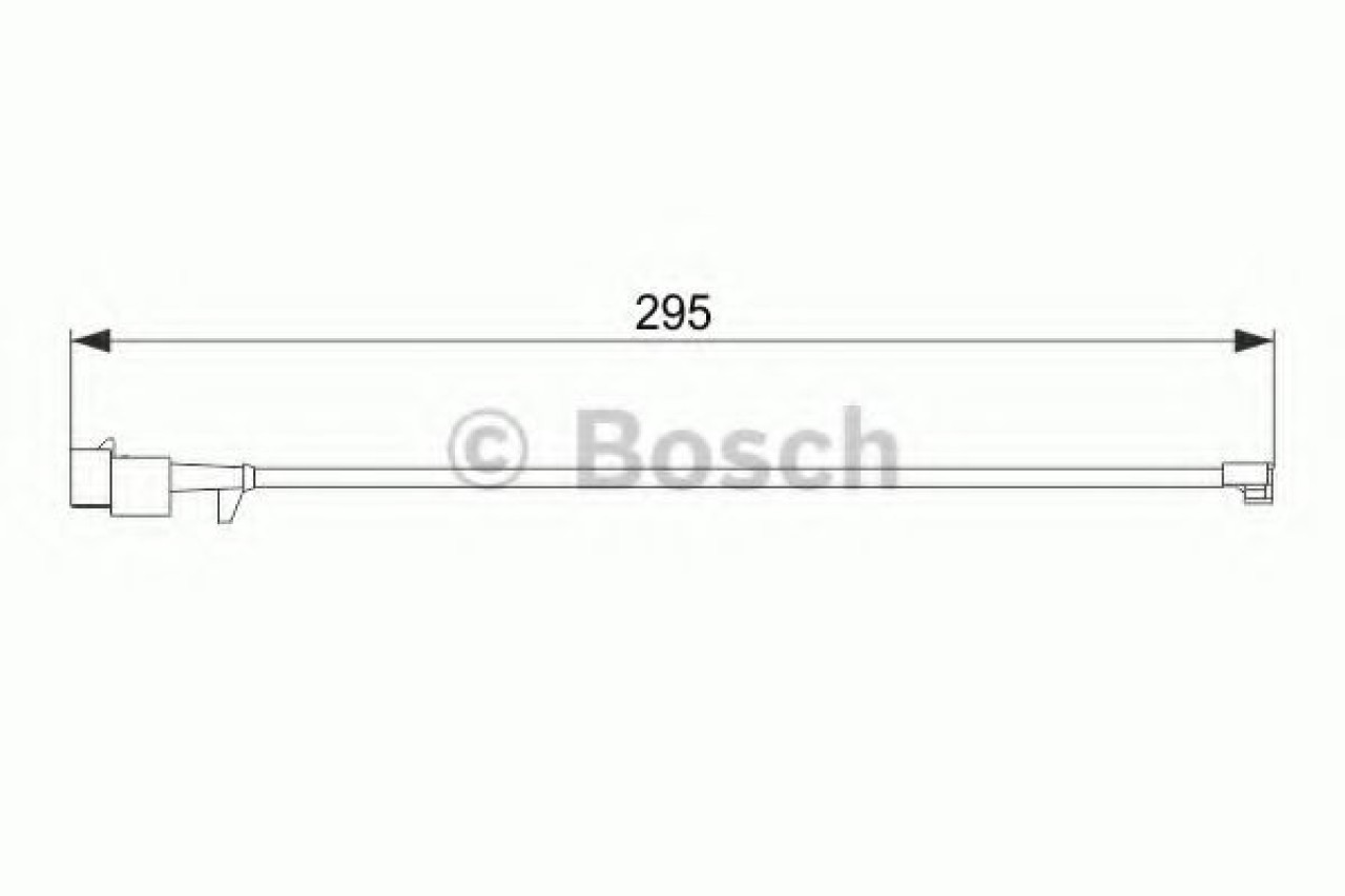 Senzor de avertizare,uzura placute de frana IVECO DAILY IV autobasculanta (2006 - 2011) BOSCH 1 987 474 575 piesa NOUA