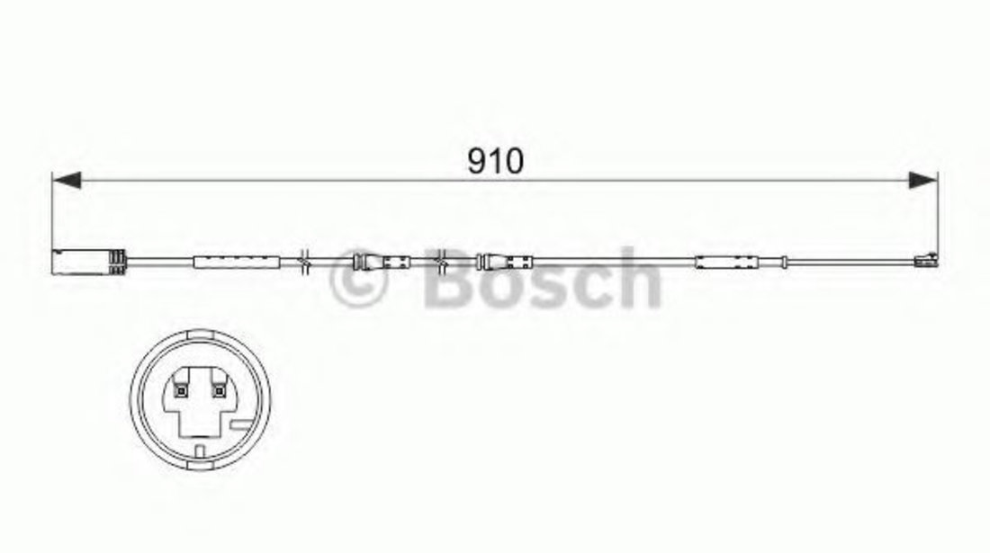 Senzor de avertizare,uzura placute de frana MINI MINI PACEMAN (R61) (2012 - 2016) BOSCH 1 987 473 522 piesa NOUA