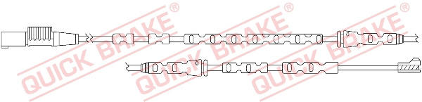 Senzor de avertizare,uzura placute de frana punte fata (WS0294A QBK) BMW