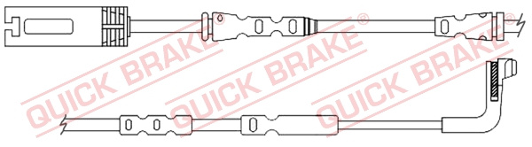 Senzor de avertizare,uzura placute de frana punte fata (WS0356A QBK) BMW