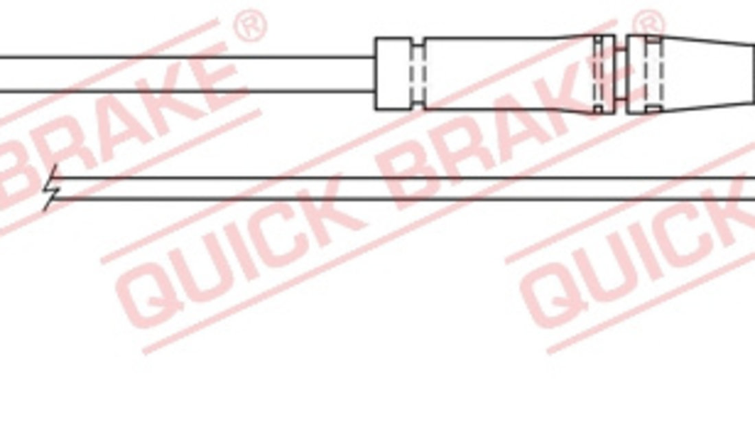 Senzor de avertizare,uzura placute de frana puntea spate (WS0249A QBK) BMW