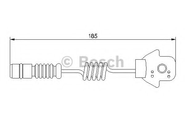 Senzor de avertizare,uzura placute de frana MERCEDES M-CLASS (W163) (1998 - 2005) BOSCH 1 987 474 963 piesa NOUA