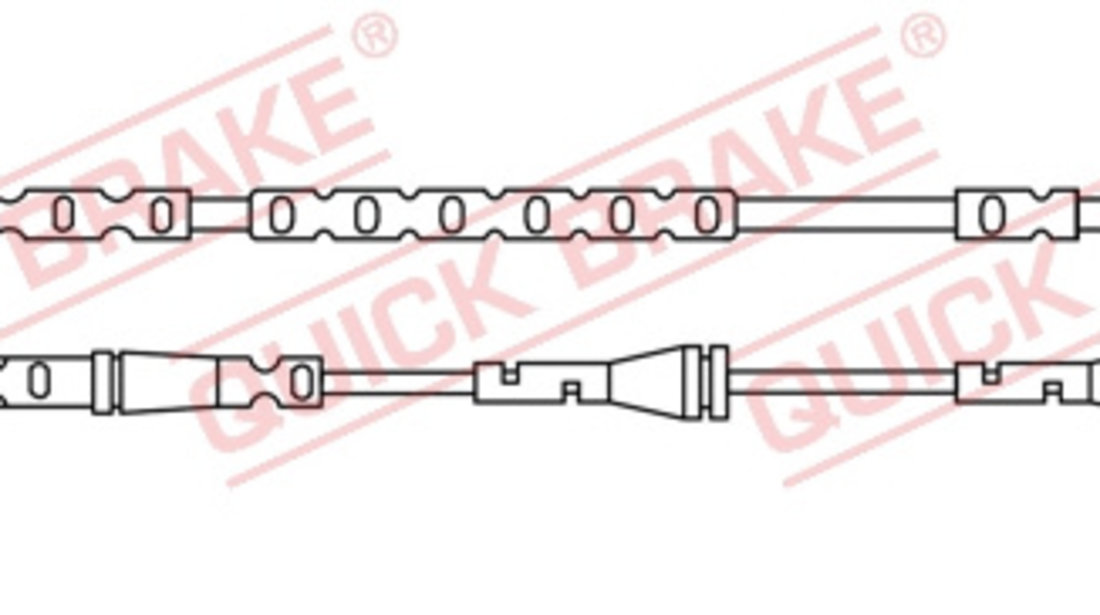 Senzor de avertizare,uzura placute de frana puntea spate (WS0413A QBK) JAGUAR,LAND ROVER