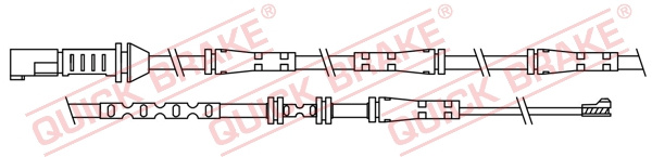 Senzor de avertizare,uzura placute de frana puntea spate (WS0306A QBK) BMW