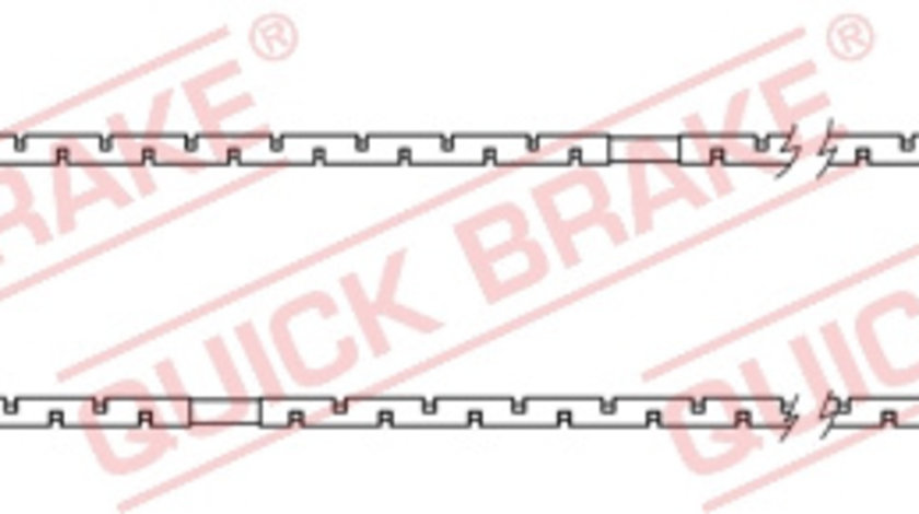 Senzor de avertizare,uzura placute de frana puntea spate (WS0246A QBK) BMW