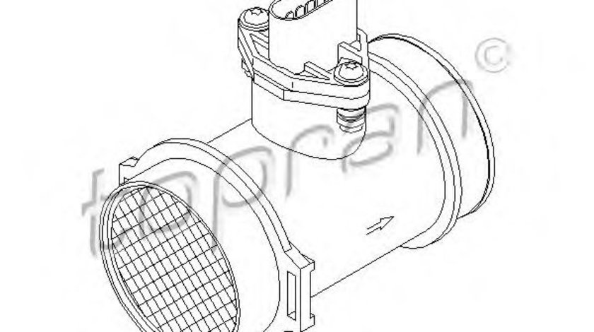 Senzor debit aer MERCEDES C-CLASS (W202) (1993 - 2000) TOPRAN 401 334 piesa NOUA