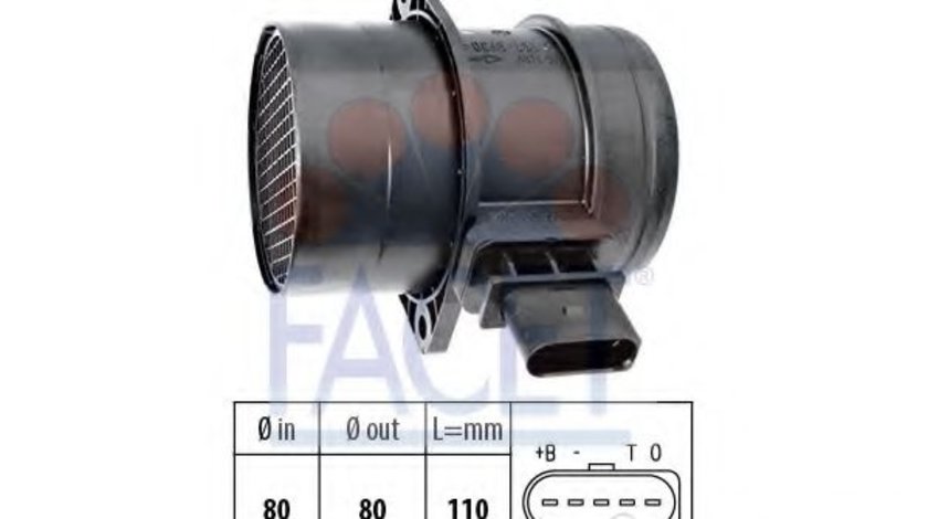 Senzor debit aer SKODA OCTAVIA II (1Z3) (2004 - 2013) FACET 10.1357 piesa NOUA