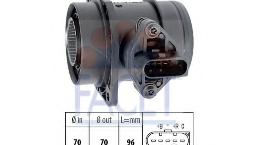 Senzor debit aer SKODA ROOMSTER Praktik (5J) (2007 - 2015) FACET 10.1509 piesa NOUA