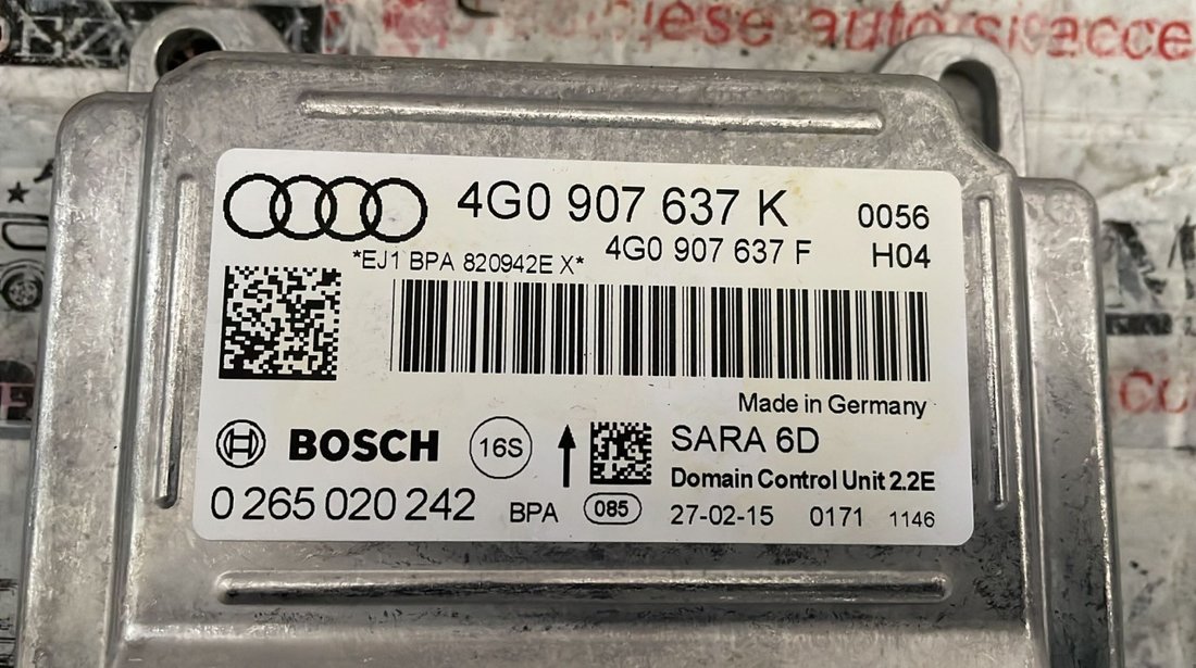 Senzor ESP Audi A6 Avant Quattro 2011 - 2014 cod: 4G0907637K
