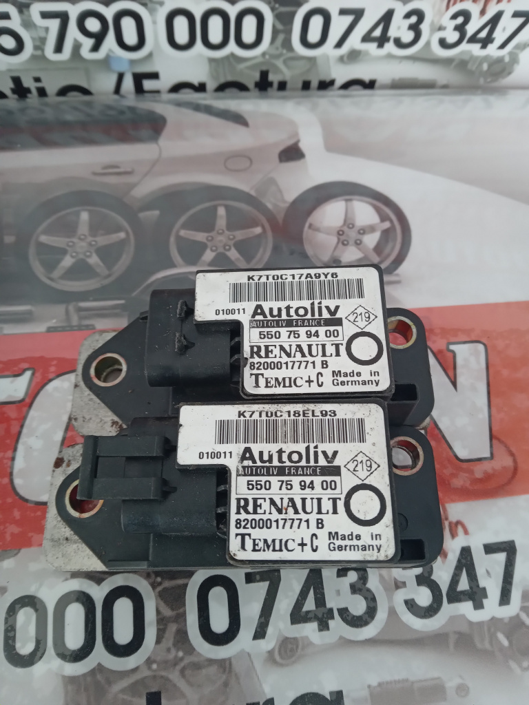 Senzor impact Renault Twingo 1.2 Benzina 2004, 8200017771B