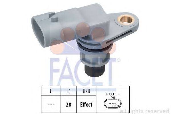 Senzor impulsuri, arbore cotit ALFA ROMEO 159 (939) (2005 - 2011) FACET 9.0380 piesa NOUA