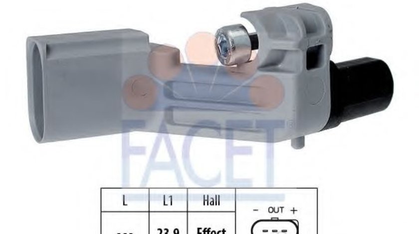 Senzor impulsuri, arbore cotit AUDI A3 (8P1) (2003 - 2012) FACET 9.0464 piesa NOUA