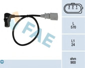 Senzor impulsuri, arbore cotit AUDI A4 (8D2, B5) (1994 - 2001) FAE 79056 piesa NOUA