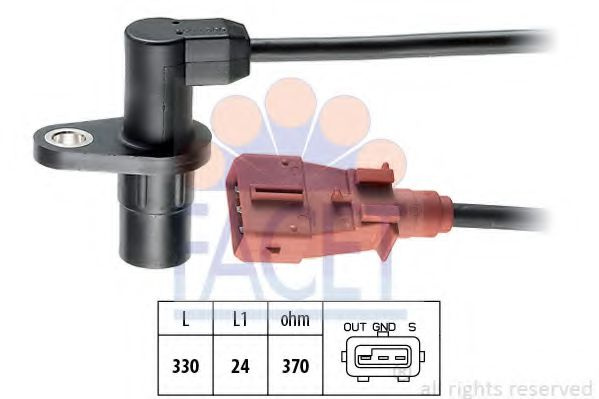 Senzor impulsuri, arbore cotit CITROEN BERLINGO (MF) (1996 - 2016) FACET 9.0021 piesa NOUA