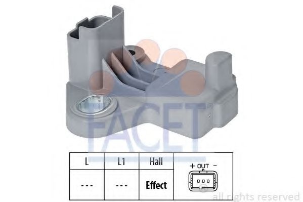 Senzor impulsuri, arbore cotit CITROEN C-CROSSER ENTERPRISE (2009 - 2016) FACET 9.0602 piesa NOUA