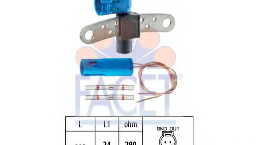 Senzor impulsuri, arbore cotit DACIA LOGAN (LS) (2004 - 2016) FACET 9.0540K piesa NOUA