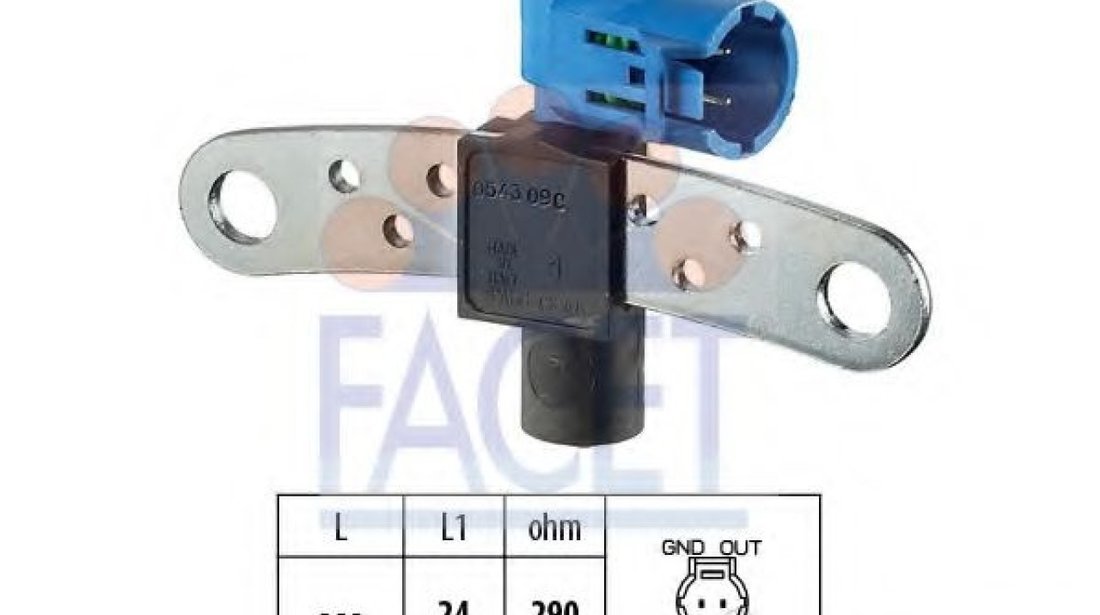 Senzor impulsuri, arbore cotit RENAULT GRAND SCENIC II (JM0/1) (2004 - 2016) FACET 9.0543 piesa NOUA