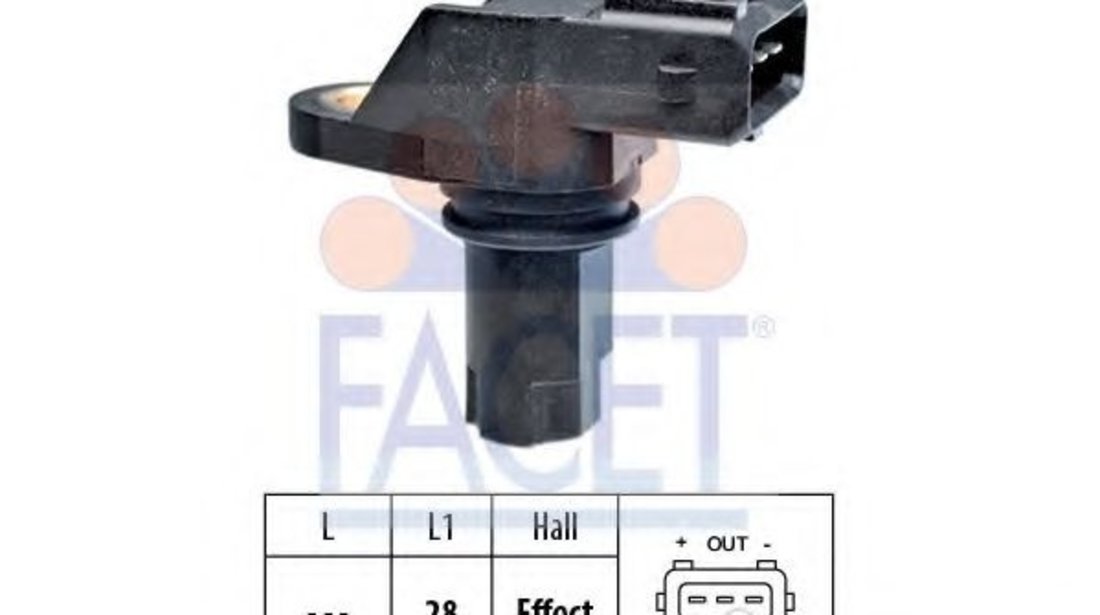 Senzor impulsuri, arbore cotit RENAULT SCENIC II (JM0/1) (2003 - 2009) FACET 9.0349 piesa NOUA