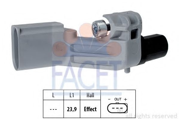 Senzor impulsuri, arbore cotit SEAT CORDOBA (6L2) (2002 - 2009) FACET 9.0464 piesa NOUA