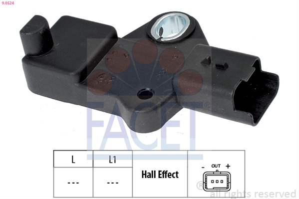 Senzor Impulsuri, Arbore Cotit; Senzor Impulsuri,volanta Facet Ford 9.0524