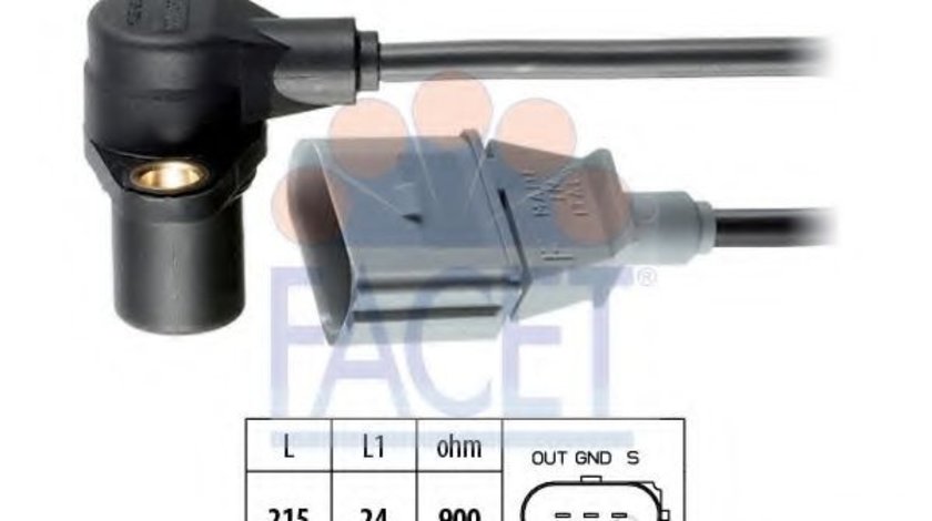 Senzor impulsuri, arbore cotit VW GOLF IV Variant (1J5) (1999 - 2006) FACET 9.0241 piesa NOUA