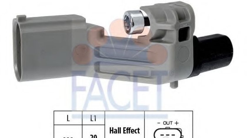 Senzor impulsuri, arbore cotit VW SHARAN (7N1, 7N2) (2010 - 2016) FACET 9.0598 piesa NOUA