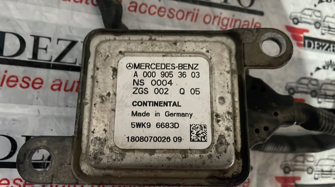 Senzor NOx Mercedes Benz Vito Mixto (W447) (447.703) 1.6 CDI 114 cai cod: A0009053603 - ZGS002Q05
