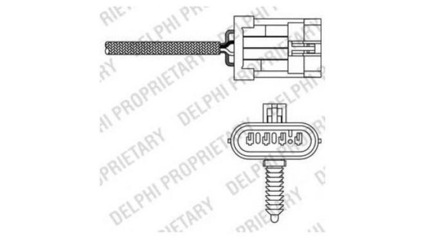 Senzor oxigen Daewoo LEGANZA (KLAV) 1997-2004 #2 0258986602