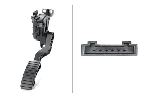 Senzor, pedala acceleratie (6PV010946311 HELLA) RENAULT