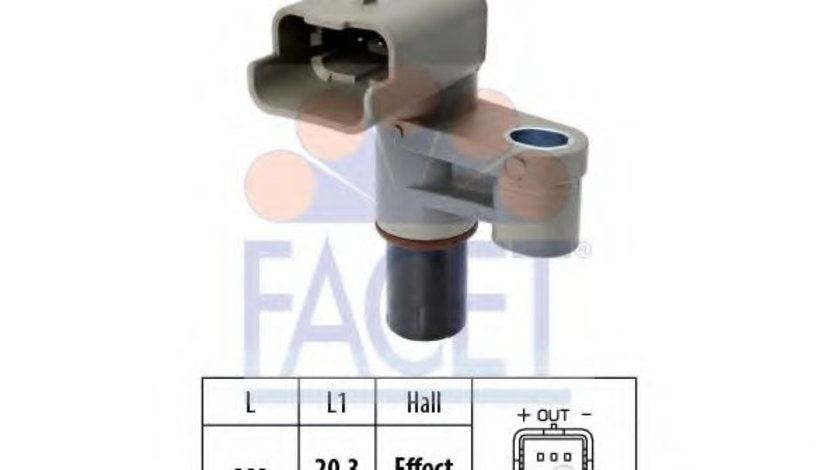 Senzor,pozitie ax cu came PEUGEOT 406 (8B) (1995 - 2005) FACET 9.0462 piesa NOUA