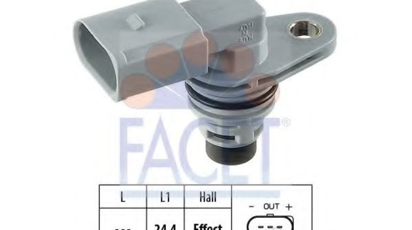 Senzor,pozitie ax cu came SKODA FABIA II (2006 - 2014) FACET 9.0368 piesa NOUA