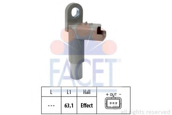 Senzor,pozitie ax cu came TOYOTA AYGO (WNB1, KGB1) (2005 - 2014) FACET 9.0463 piesa NOUA