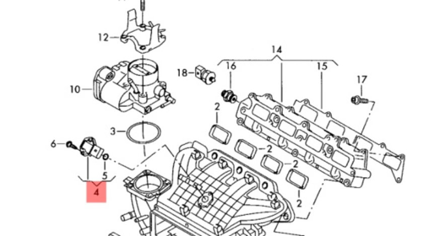 Senzor presiune 038906051 B, 0281002177, Vw Passat B5, 1.9 tdi, ATJ, AJM OEM 038906051B