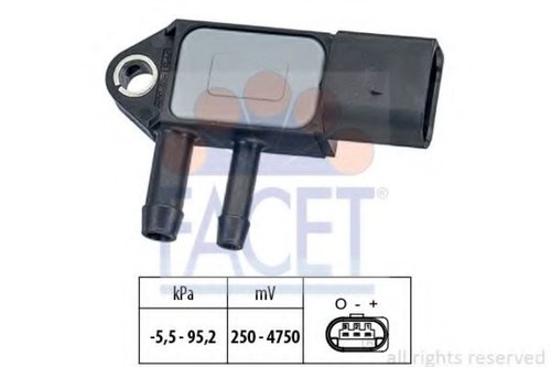 Senzor presiune aer PORSCHE CAYENNE (9PA, 955) (2002 - 2010) FACET 10.3263 piesa NOUA