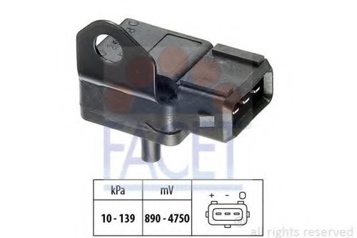 Senzor presiune aer VOLVO V40 Combi (VW) (1995 - 2004) FACET 10.3111 piesa NOUA