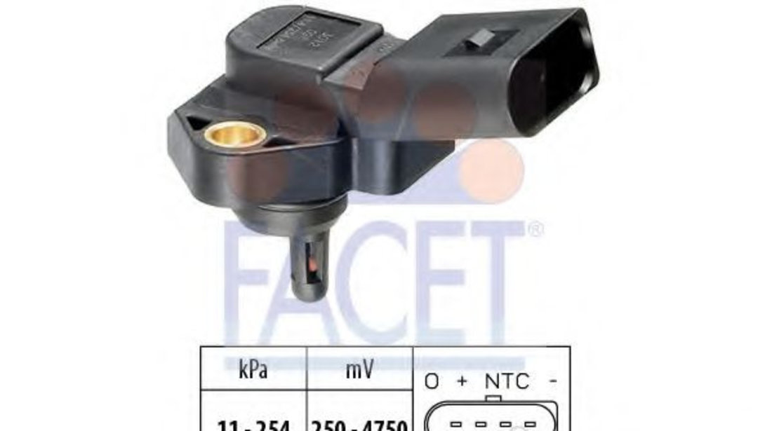 Senzor presiune aer VW POLO CLASSIC (6KV2) (1995 - 2006) FACET 10.3012 piesa NOUA