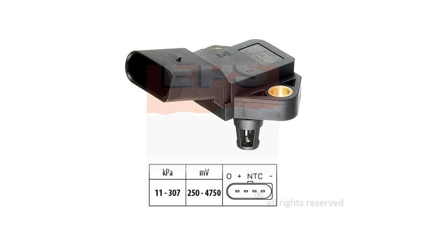 Senzor presiune galerie admisie Audi AUDI A3 Cabriolet (8P7) 2008-2013 #2 0261230389