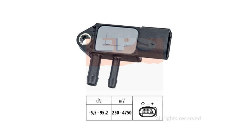 Senzor, presiune gaze evacuare Audi AUDI A4 Allroad (8KH, B8) 2009-2016 #2 0281002759