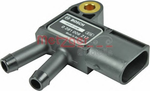 Senzor, presiune gaze evacuare MERCEDES SPRINTER 3,5-t bus (906) (2006 - 2016) METZGER 0906190 piesa...