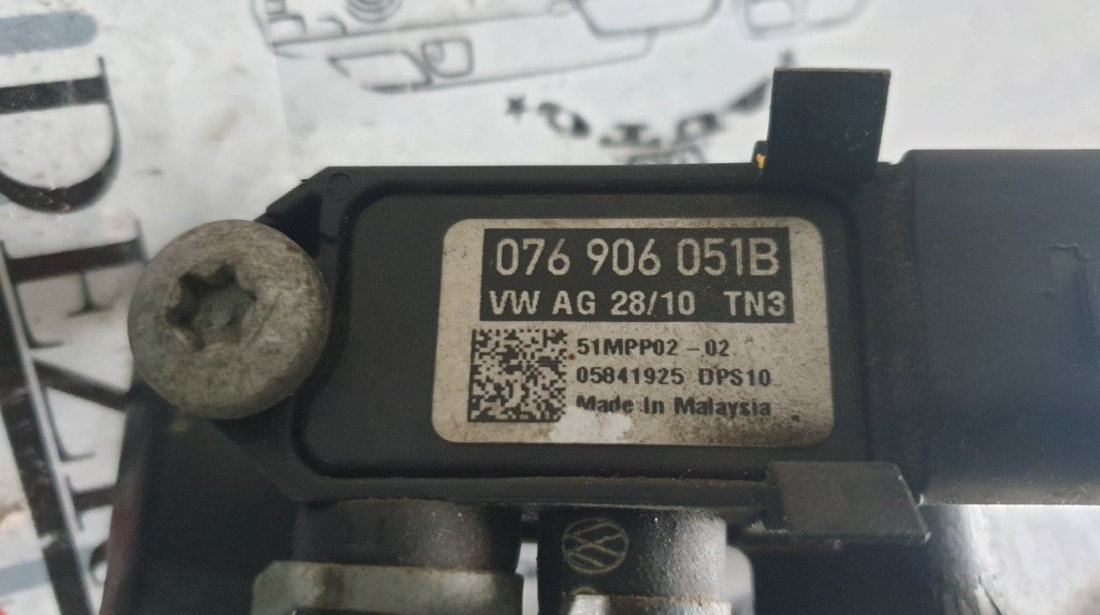 Senzor presiune gaze evacuare VW Sharan II 2.0 TDI 116 cai motor CFFE cod piesa : 076906051B