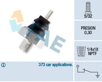 Senzor presiune ulei FORD COURIER (F3L, F5L) (1991 - 1996) FAE 12220 piesa NOUA