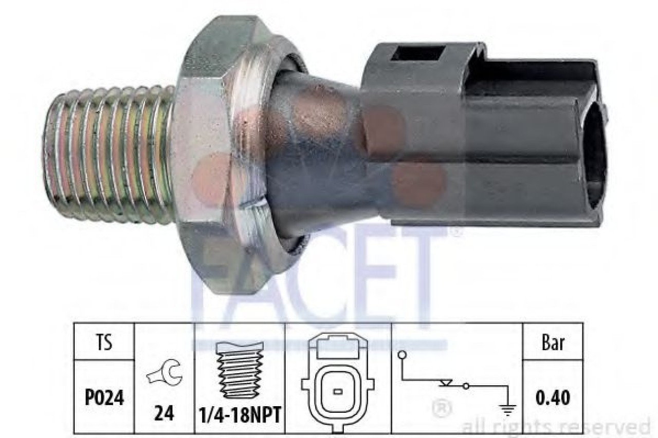 Senzor presiune ulei FORD MONDEO II Combi (BNP) (1996 - 2000) FACET 7.0145 piesa NOUA