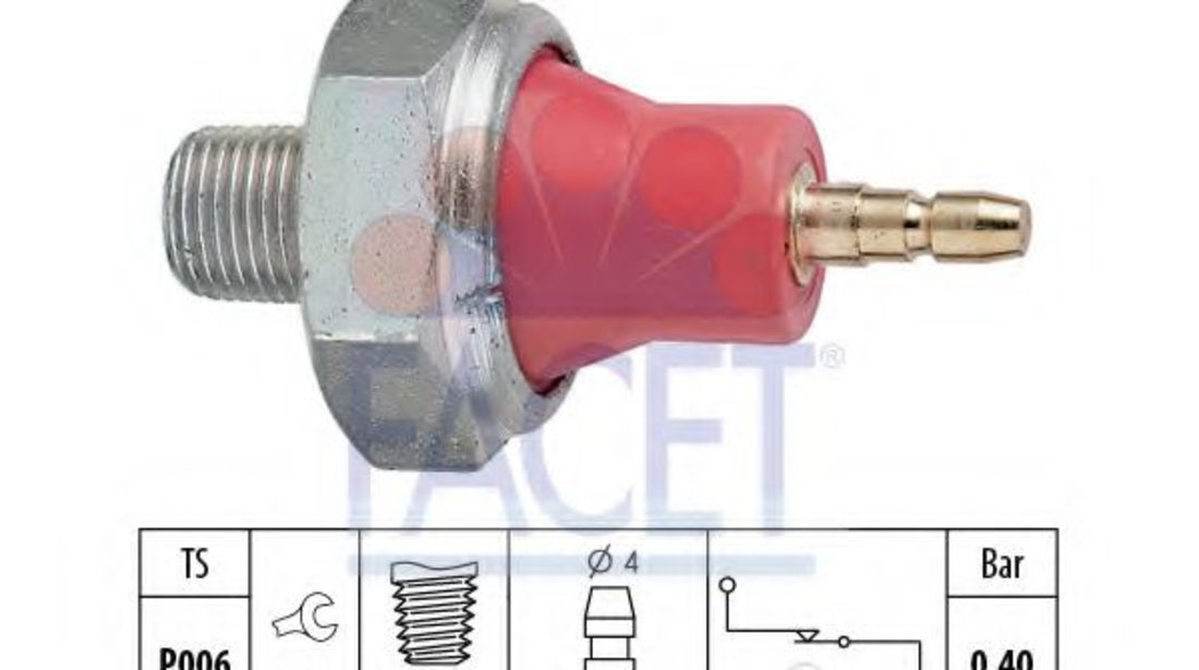 Senzor presiune ulei HONDA ACCORD VI Hatchback (CH) (1999 - 2002) FACET 7.0015 piesa NOUA