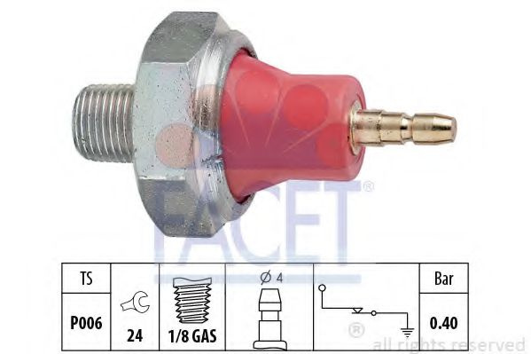 Senzor presiune ulei HONDA CR-V II (RD) (2001 - 2006) FACET 7.0015 piesa NOUA