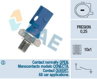 Senzor presiune ulei SEAT CORDOBA (6K1, 6K2) (1993 - 1999) FAE 12870 piesa NOUA