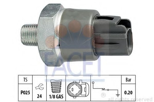 Senzor presiune ulei TOYOTA PRIUS Hatchback (NHW2) (2003 - 2009) FACET 7.0114 piesa NOUA