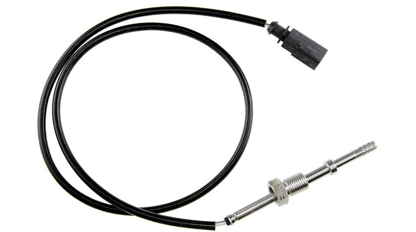 SENZOR TEMPERATURA AEDERE, VW AMAROK 2.0BITDI 2011-/IN Fata OF TURBOCHARGER - 960MM - BLACK CONNECTOR/